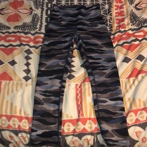 Camo cropped lululemon leggings size 4